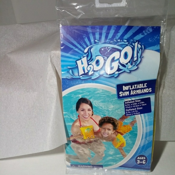 Pineapple Swim Inflatable Armbands New - Picture 3 of 7